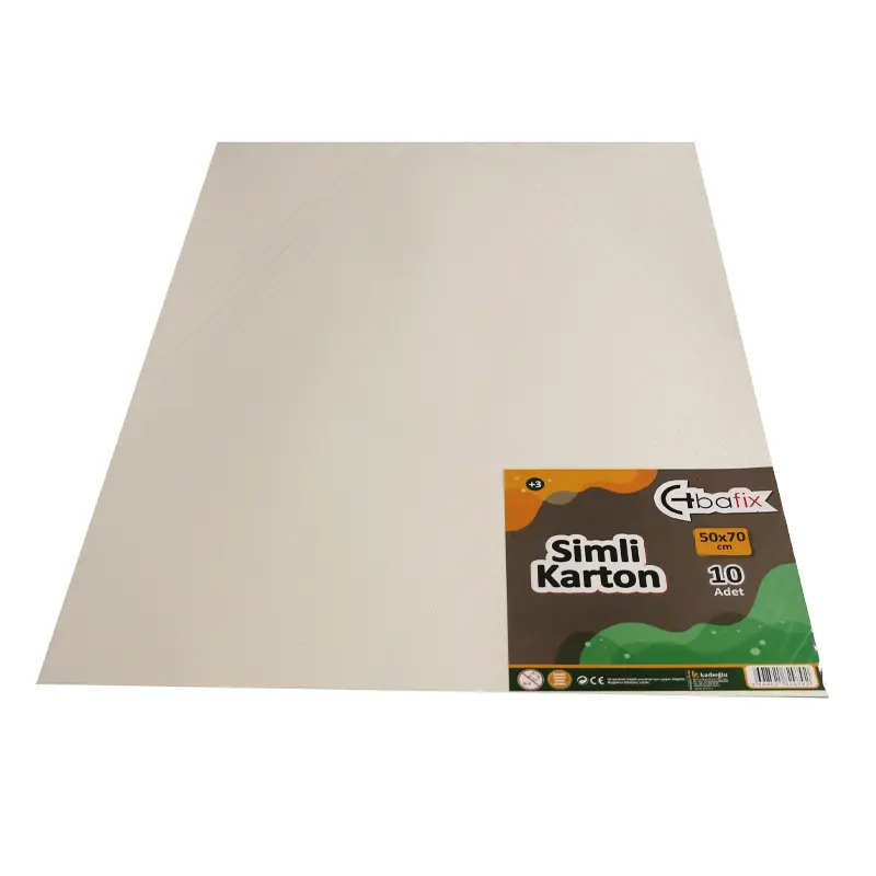 Bafix Simli Karton Beyaz 50x70cm 10 Lu Paket