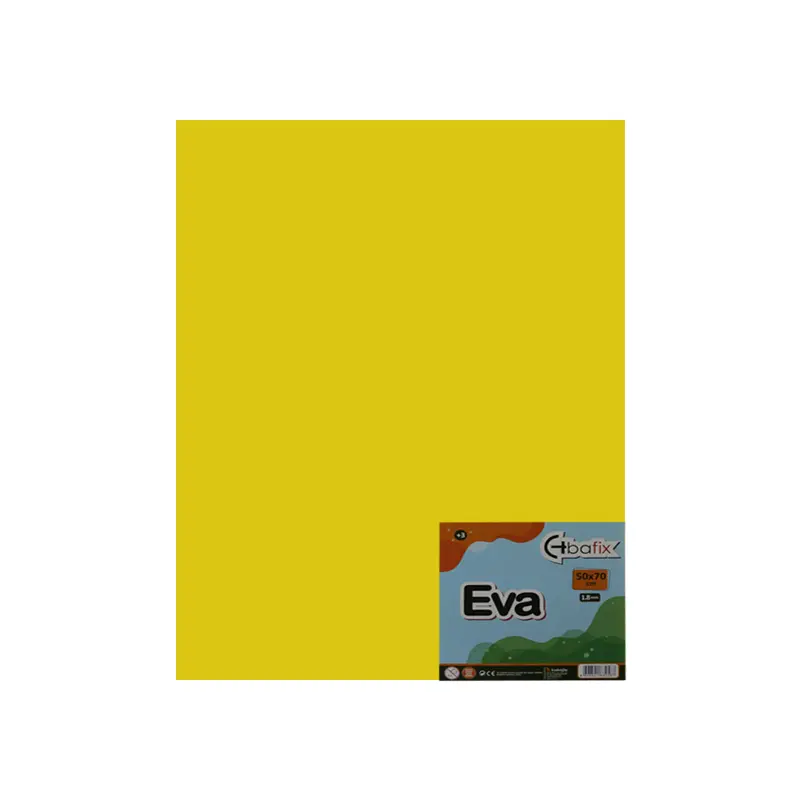 Bafix Düz Renk Eva 50x70cm Sarı 10 Lu Paket