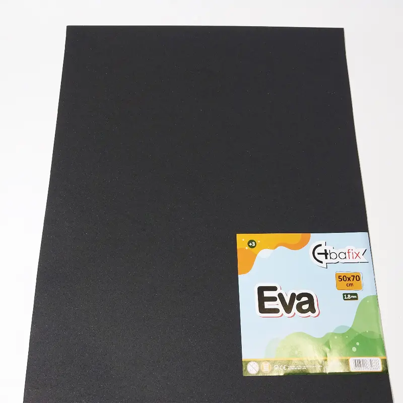 Bafix Düz Renk Eva 50x70cm Siyah 10 Lu Paket