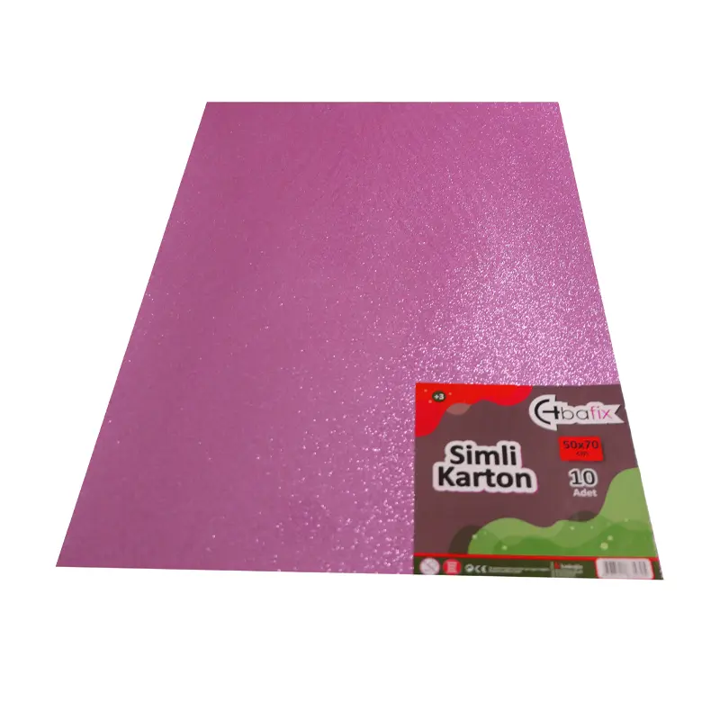 Bafix Simli Karton Pembe 50x70cm 10 Lu Paket