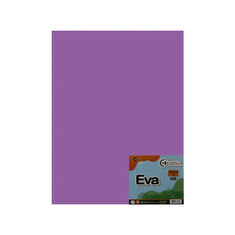 Bafix Düz Renk Eva 50x70cm Mor 10 Lu Paket