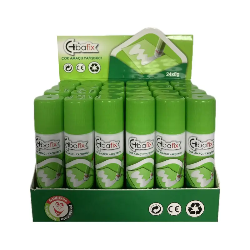 Bafix 0824DW Stick Yapıştırıcı 8 Gr. 24 Lü Kutu