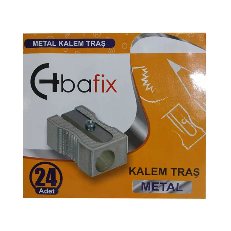 Bafix A1004 Metal Kalemtraş 24 Lü Kutu