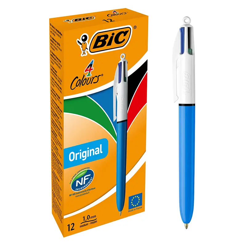 Bic 889969 NF Fonksiyonlu Tükenmez Kalem 1.0mm 4 Renk x 12 Li Kutu