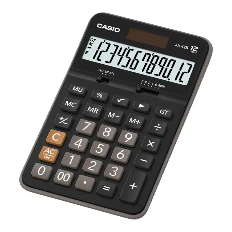 Casio AX-12B Masaüstü Hesap Makinesi 12 Hane