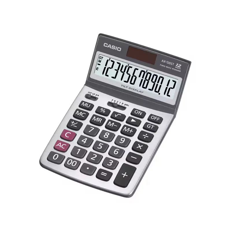 Casio AX-120ST Masaüstü Hesap Makinesi 12 Hane