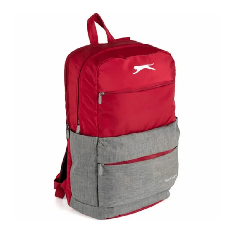 Me 23156 Slazenger Traveller Gri Kırmızı Sırt Çantası