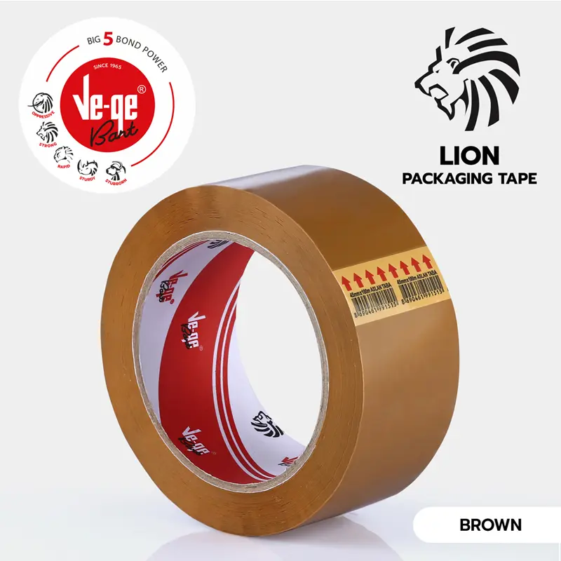 Vege Koli Bantı Aslan 45mm x 100 Metre Taba x 6 Lı Paket