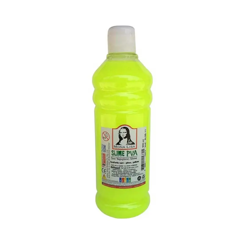 Mona Lisa SL05-11 Slime Sıvı Yapıştırıcı 500 ML Fosforlu Sarı