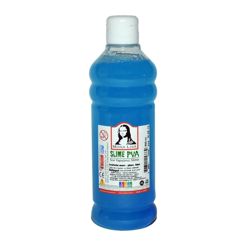 Mona Lisa SL05-13 Slime Sıvı Yapıştırıcı 500 ML Fosforlu Mavi