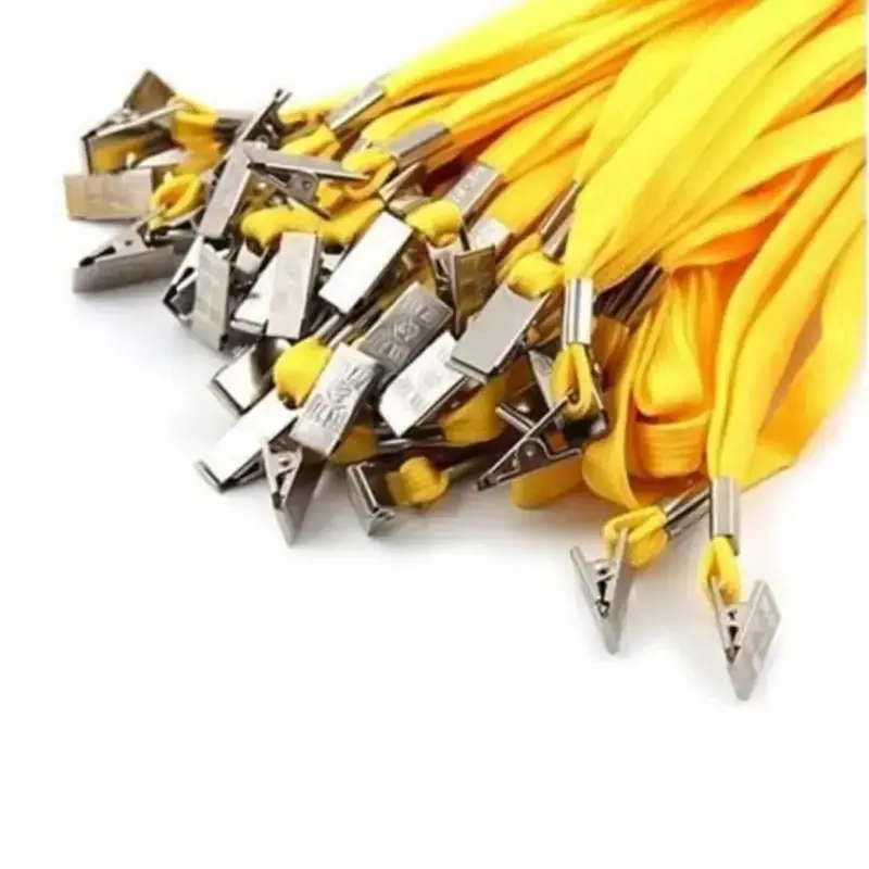 Persona 504 Yassı Örgü Kart Askı İpi Sarı x 50 Li Kutu