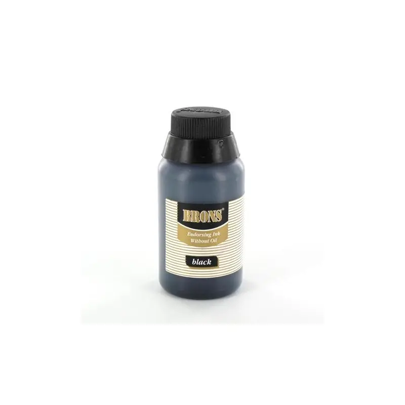 Brons BR-314 Yağlı Istampa Mürekkebi Siyah 30cc x 12 Li Kutu