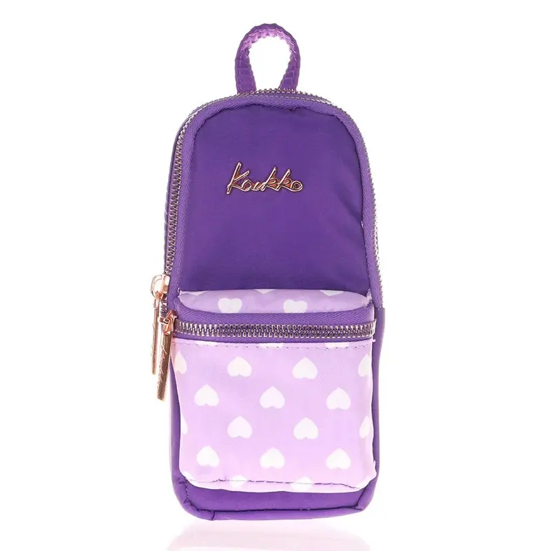 Kaukko K2440 Kalem Çantası Soft Floral Junior Bag Purple