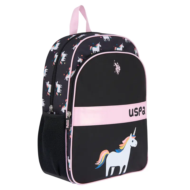 U.S Polo PLCAN25037 Unicorn Sırt Çantası Siyah