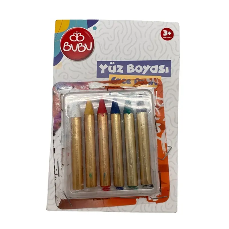 Bu-Bu YUZ001 Yüz Boyası 6 Renk