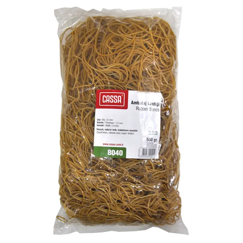 Cassa 8040 Kauçuk Midi Ambalaj Lastiği 500 Gr.
