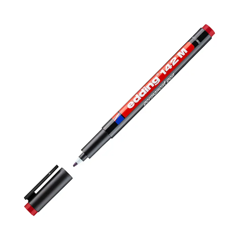 Edding 142M Permanent Asetat Kalemi 1.0mm Kırmızı 10 Lu Kutu