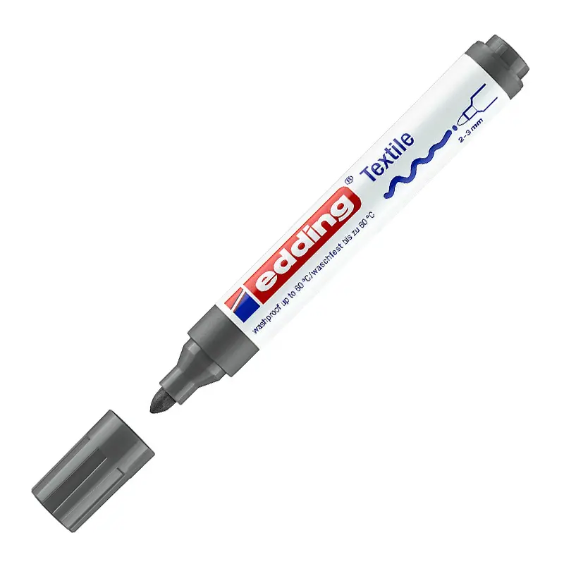 Edding 4500 T-Shirt Kalemi Gri 10 Lu Kutu