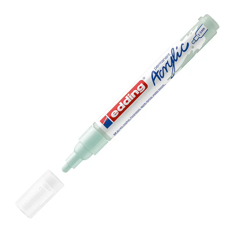 Edding 5100 Akrilik Orta Uçlu Markör 2-3 mm Su Yeşili 10 Lu Kutu