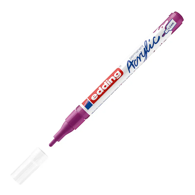 Edding 5300 Akrilik İnce Uçlu Markör 1-2 mm Orman Meyvesi 10 Lu Kutu