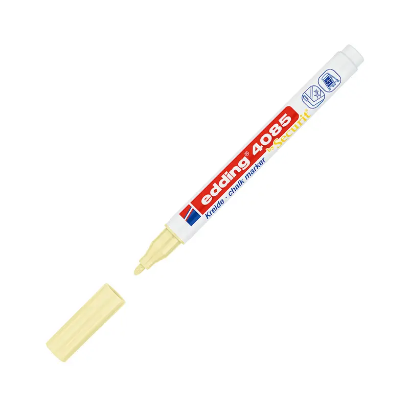 Edding 4085 Cam Kalemi Pastel Sarı 10 Lu Kutu