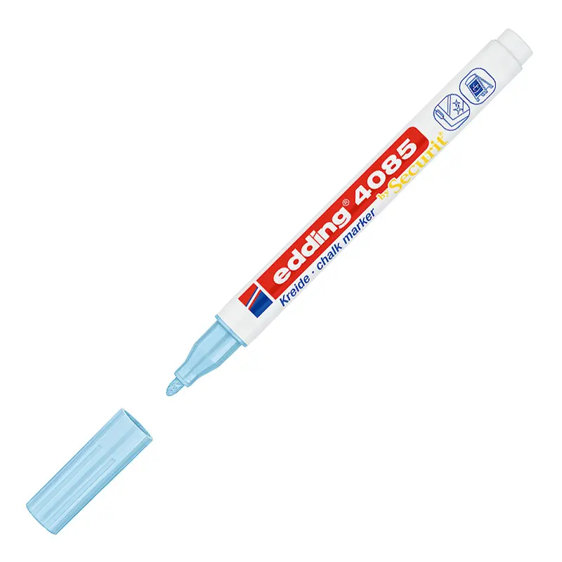 Edding 4085 Cam Kalemi Pastel Mavi 10 Lu Kutu