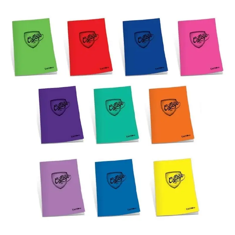 Çınar 75013 College Dikişli Plastik Kapak Defter 80 Yaprak Çizgili A5 x 12 Li Paket