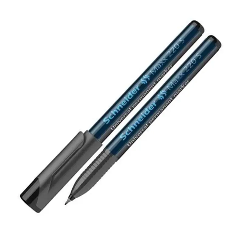 Schneider 220 Permanent Asetat Kalemi (S) Seri 0.4mm Siyah 10 Lu Kutu