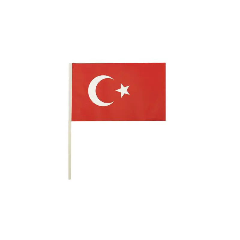 Vatan VT801 Çıtalı Kağıt Türk Bayrağı 80 Li Paket