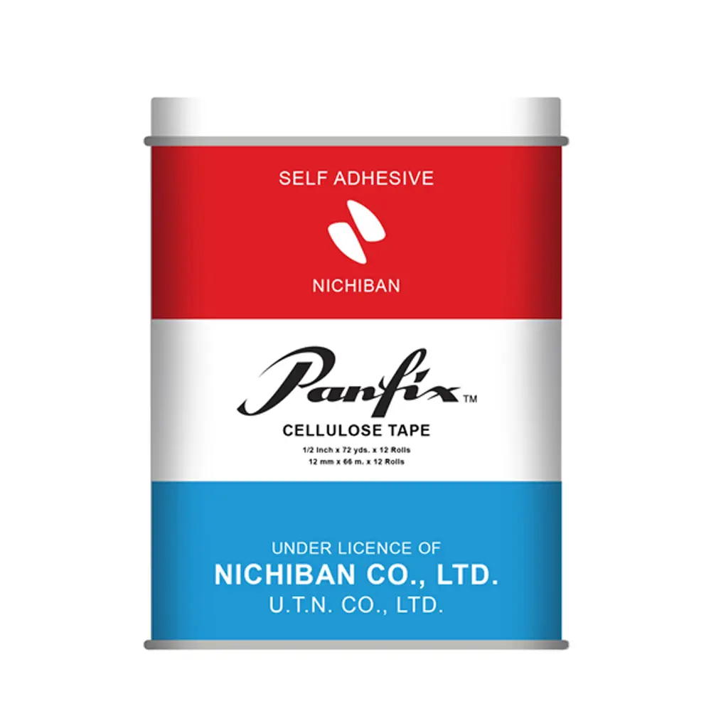 Panfix Selofan Bant 12mm x 66 Metre x 12 Li Teneke Kutu