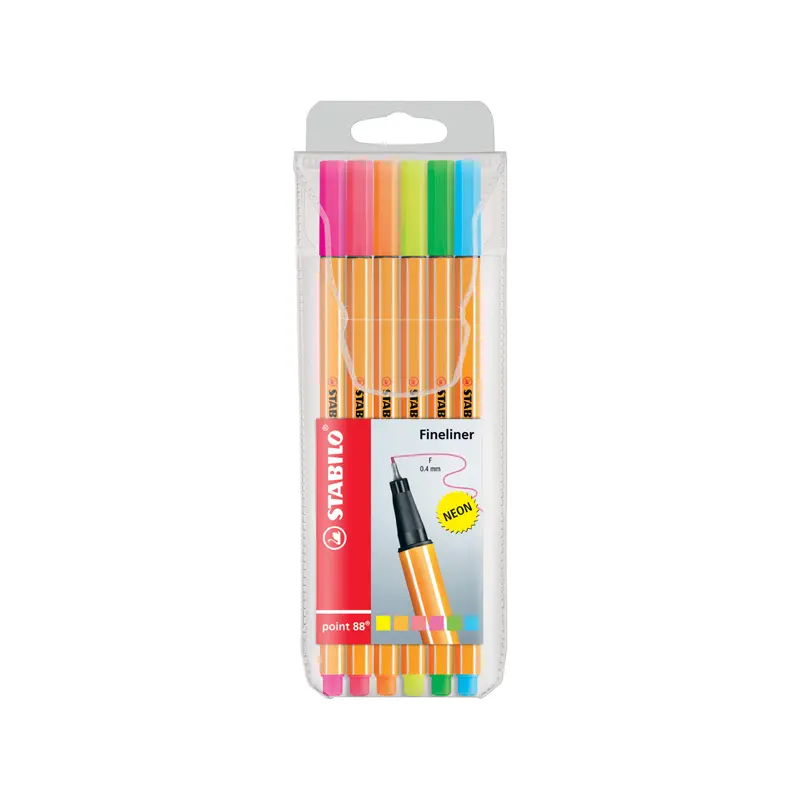 Stabilo 88 Keçe Uçlu Kalem Neon 6 Renk