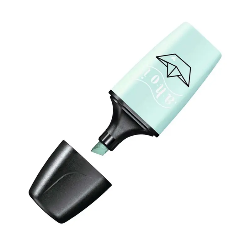 Stabilo 07/113-7 Boss Pastellove Mini Fosforlu Kalem Turkuaz x 10 Lu Kutu