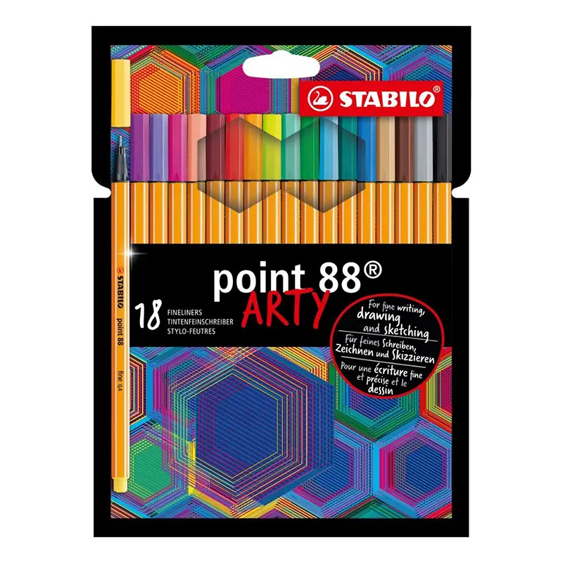 Stabilo Point 88 Arty Keçe Uçlu İnce Kalem 18 Renk
