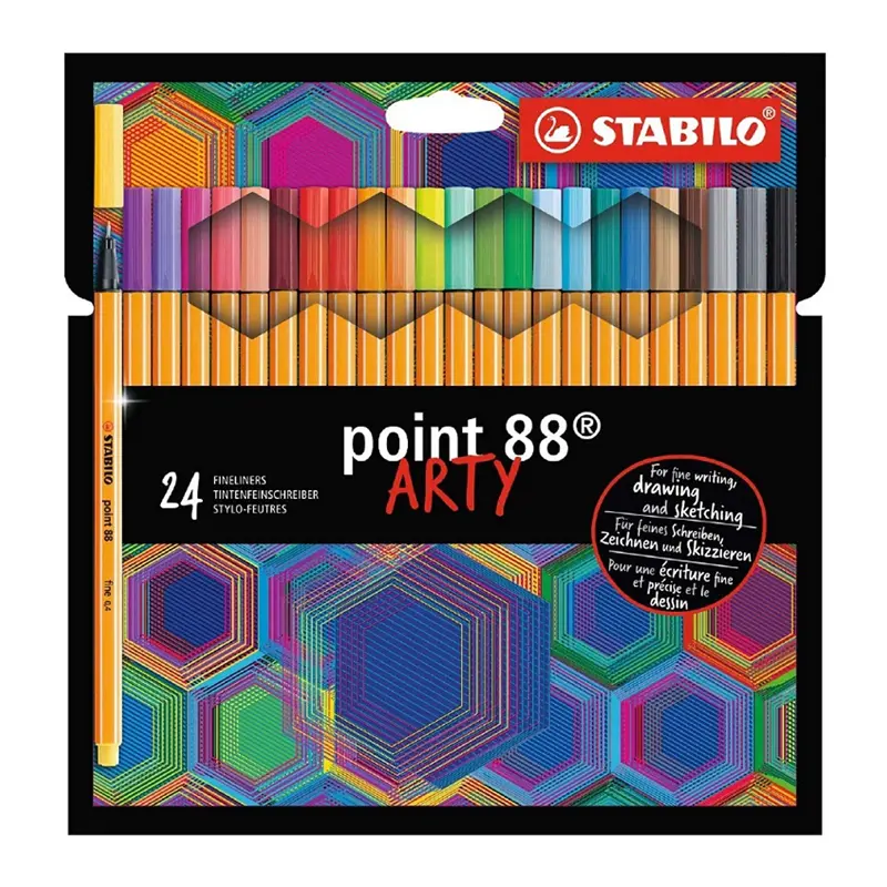 Stabilo Point 88 Arty Keçe Uçlu İnce Kalem 24 Renk