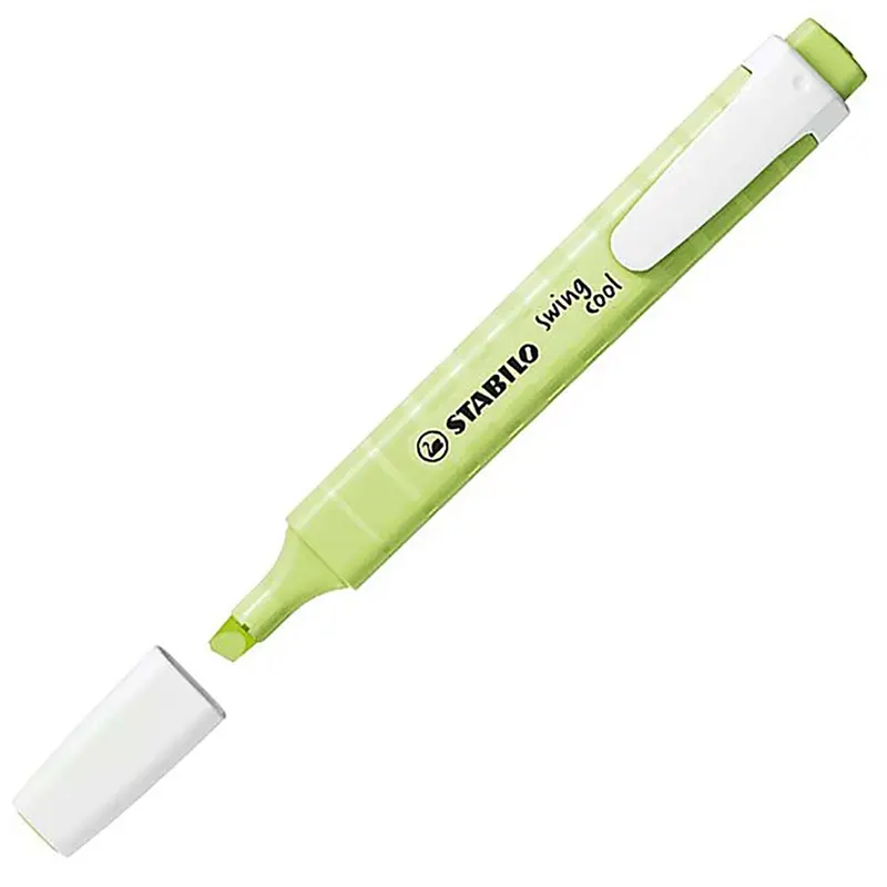 Stabilo 275/133-8 Swing Cool Fosforlu Kalem Pastel Açık Yeşil x 12 Li Kutu