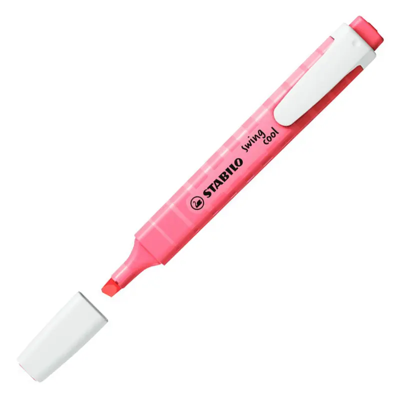 Stabilo 275/150-8 Swing Cool Fosforlu Kalem Pastel Gül Pembe x 10 Lu Kutu