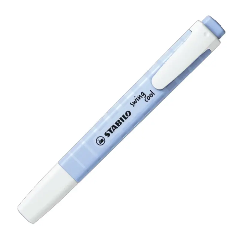 Stabilo 275/112-8 Swing Cool Fosforlu Kalem Pastel Esintili Mavi x 10 Lu Kutu