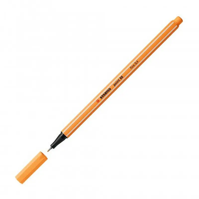 Stabilo 88/85 Point 88 Keçe Uçlu İnce Kalem 0.4mm Papatya Turuncusu x 10 Lu Kutu