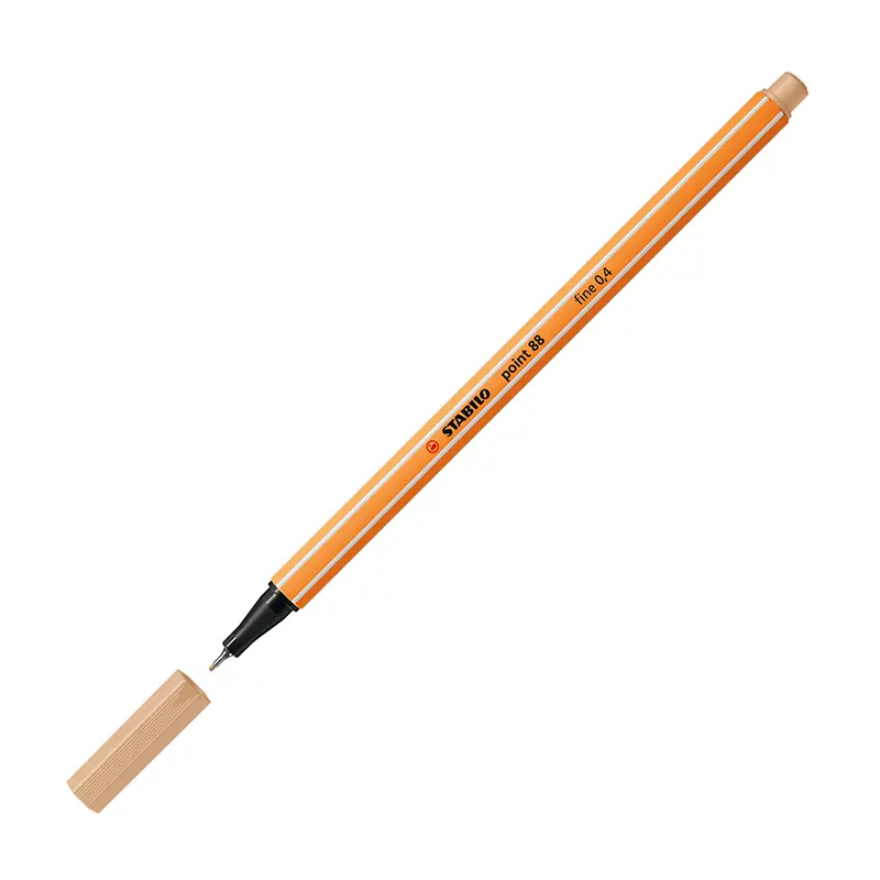 Stabilo 88/86 Point 88 Keçe Uçlu İnce Kalem 0.4mm Ten Rengi x 10 Lu Kutu