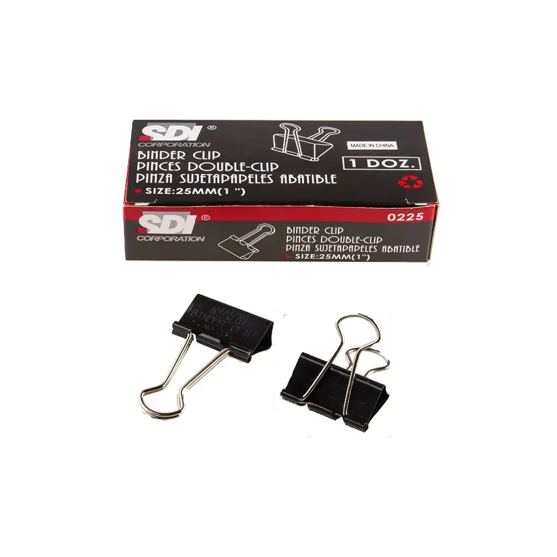 Sdi 0225 Double Kıskaç (Klips) 25mm x 12 Li Kutu
