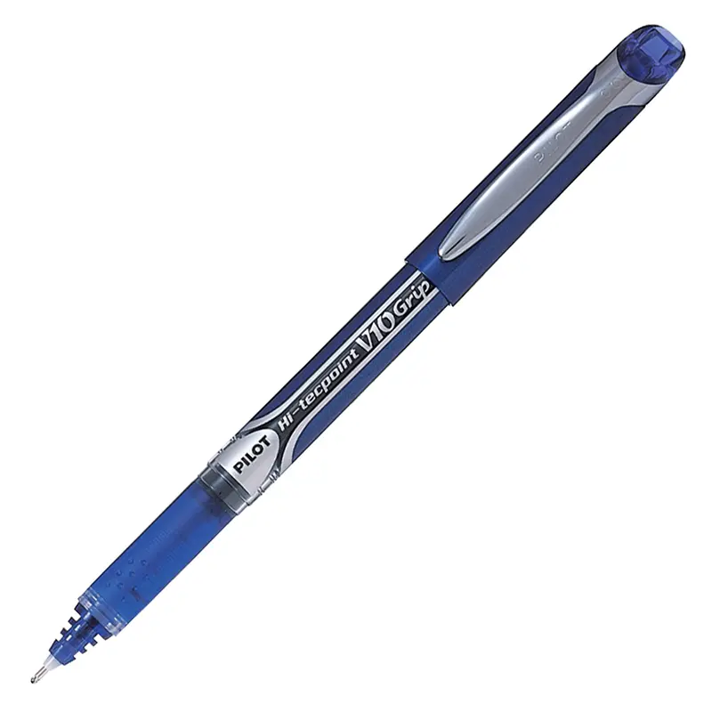 Pilot BXGPN-V10-L Grip V10 Roller Kalem 1.0mm Mavi x 12 Li Kutu