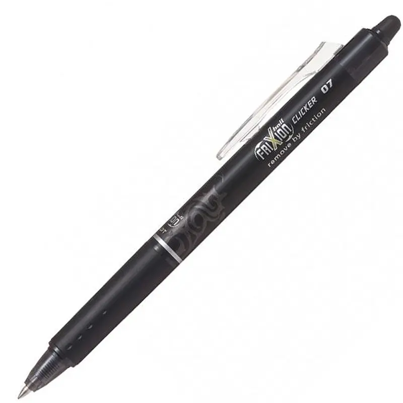 Pilot BLRT-FR7-B Frixion Clicker Bilye Uç Silinebilir Tükenmez Kalem 0.7mm Siyah x 12 Li Kutu