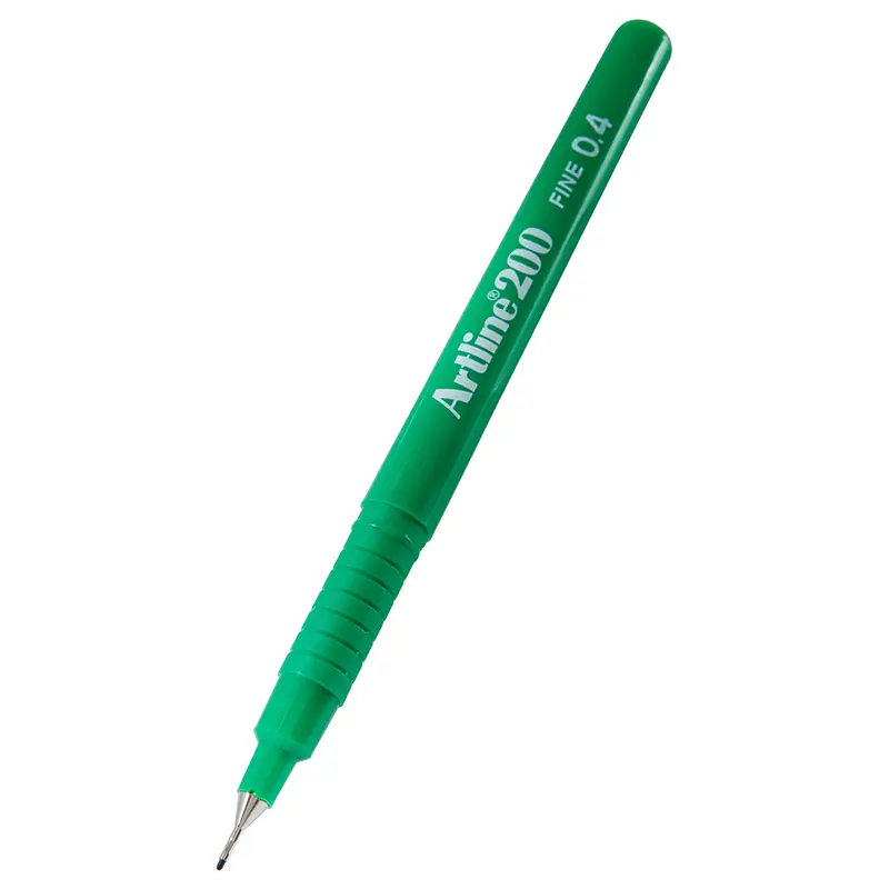 Artline EK-200N Fineliner 0.4mm Yeşil x 12 Li Kutu