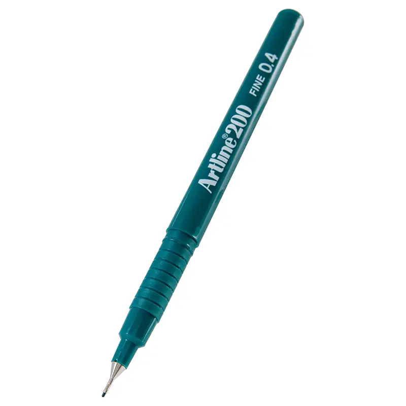 Artline EK-200N Fineliner 0.4mm Koyu Yeşil x 12 Li Kutu