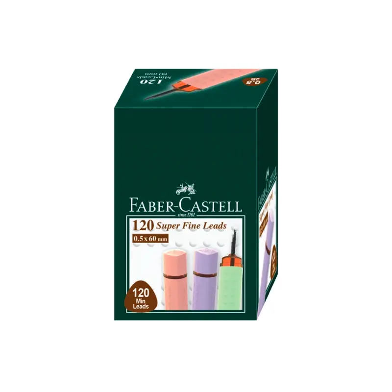 Faber-Castell Grip Soft Kurşun Kalem Ucu (Min) Mercan 0.5mm 120 Li Tüp x 12 Li Kutu