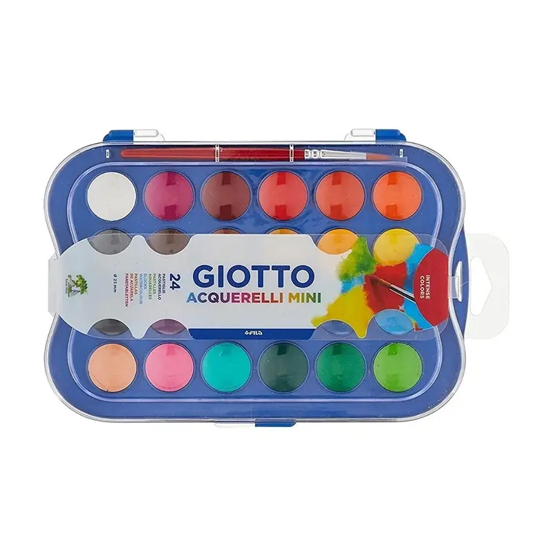 Giotto 352600 Acquarell Blocks Sulu Boya 23mm 24 Renk