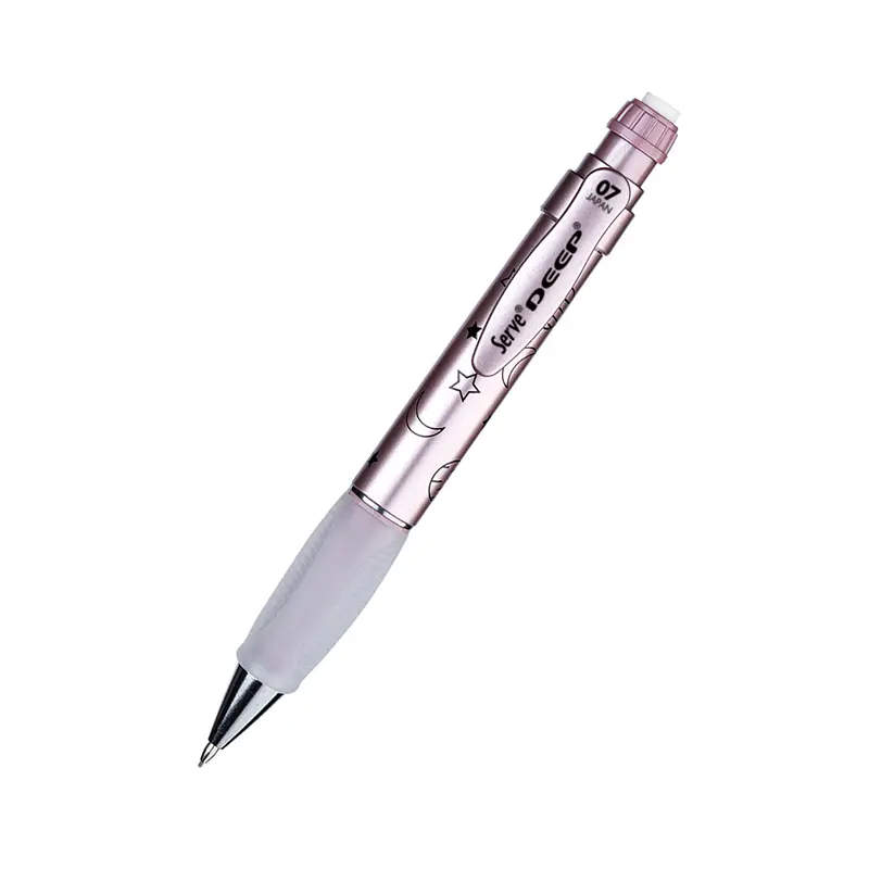 Serve Deep Ay-Yıldız Temalı Versatil Kalem Metalik Rose 0.7mm x 12 Li Kutu
