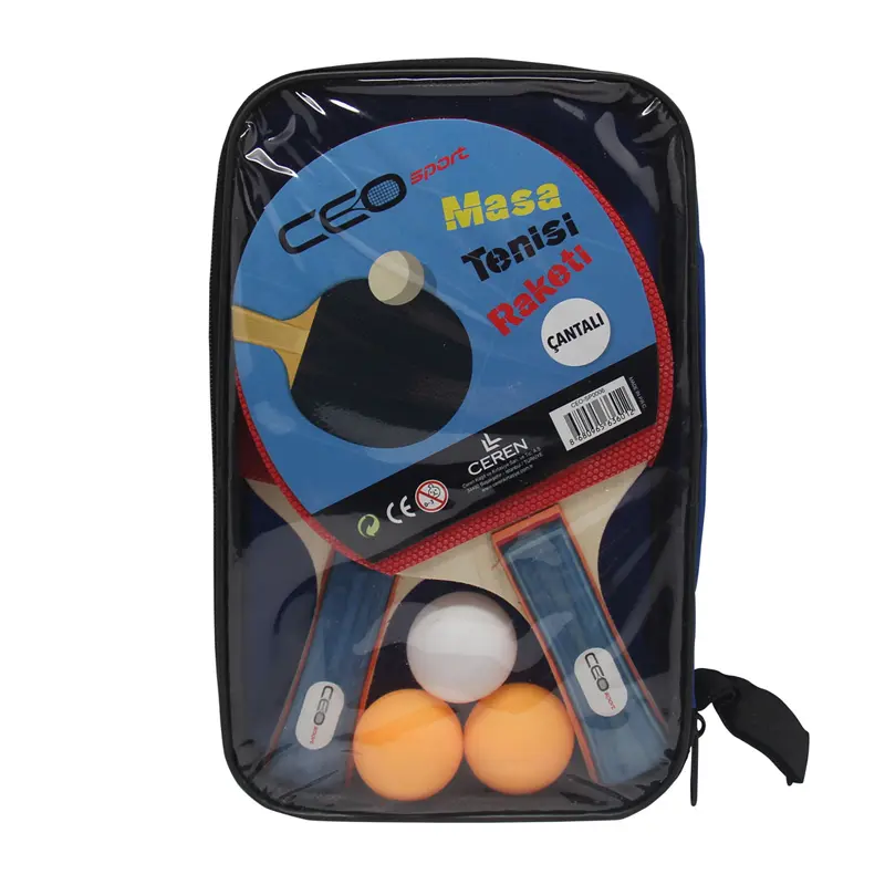 Ceo Sport SP0006 Masa Tenisi Seti 2 Raket + 3 Top