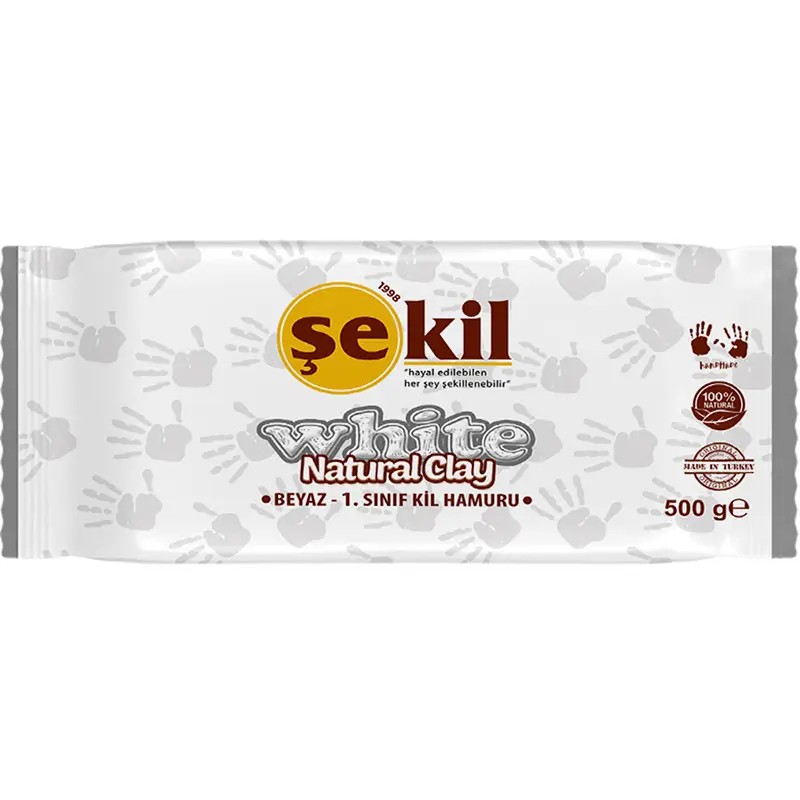 Şekil VK500BYZ Seramik Hamuru Beyaz 500 Gr.