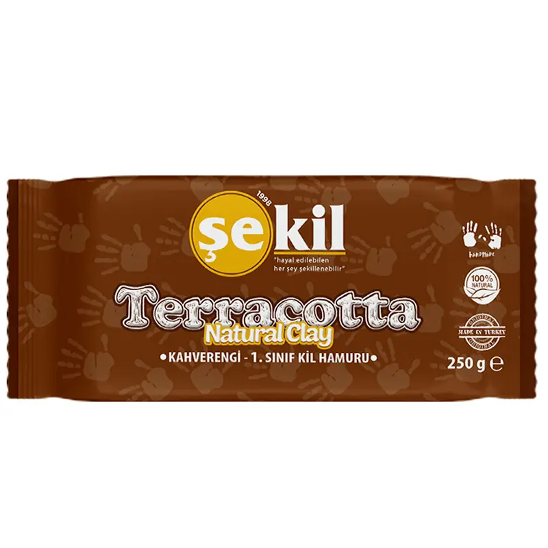 Şekil VK250KHV Seramik Hamuru Terracotta Kahverengi 250 Gr.